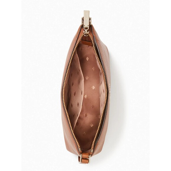 New Kate Spade Harlow Pebble Leather Crossbody Warm Gingerbread - Picture 4 of 4